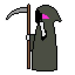 Death with flag for initial spriting practice