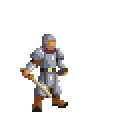 Animated knight for initial spriting practice