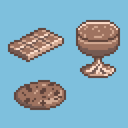 Chocolate Desserts for Pixel Dailies
