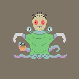 Disguised Monster for Pixel Dailies